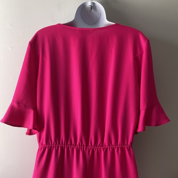 Miss Selfridge fuscia dress 12 - Picture 7 of 12